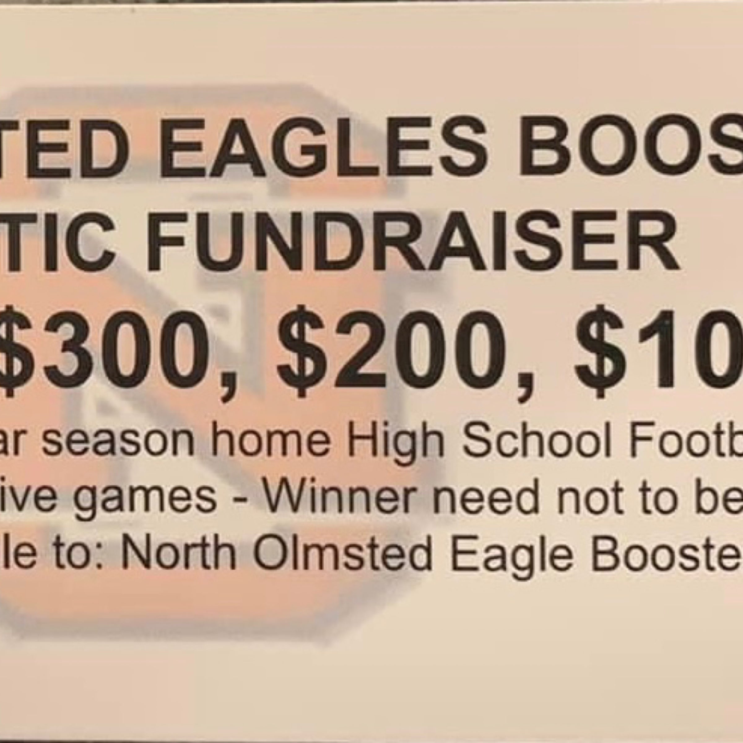 Eagles Tickets RAFFLE Fundraiser